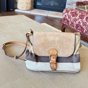 Burberry Beige and Brown Crossbody Bag